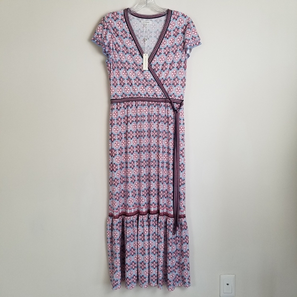 Max Studio V-Neck Maxi Dress Medium NWT - Picture 1 of 8